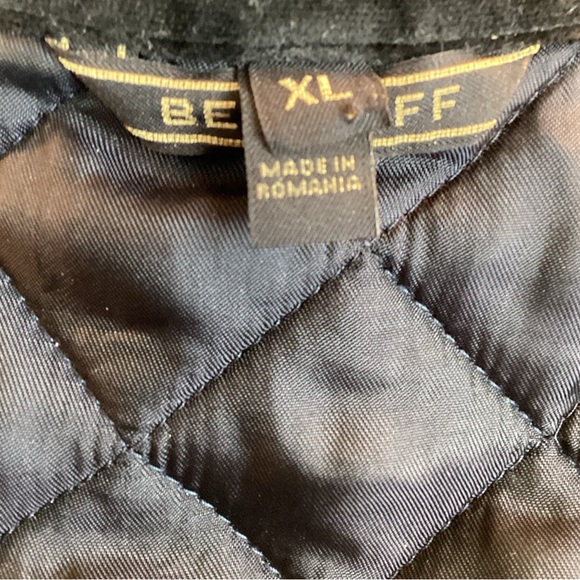 Belstaff Reversible Mens XL Quilted Snap Front Vest Navy - Picture 13 of 16